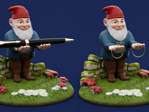 Holder Garden Gnome Modelo de Impressão 3D