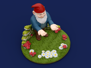 Holder Garden Gnome Modelo de Impressão 3D