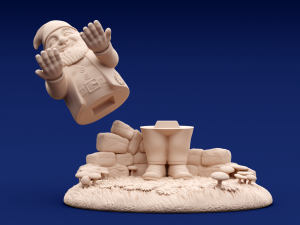 Holder Garden Gnome Modelo de Impressão 3D