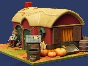 Pied Pieper Gnome House Box - Printable 3Dプリントモデル