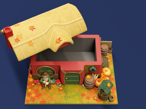 Pied Pieper Gnome House Box - Printable 3Dプリントモデル