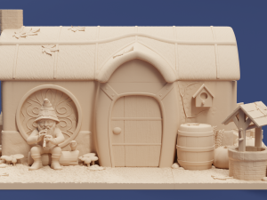 Pied Pieper Gnome House Box - Printable 3Dプリントモデル