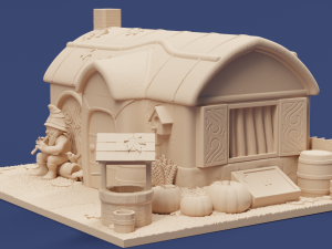 Pied Pieper Gnome House Box - Printable 3Dプリントモデル