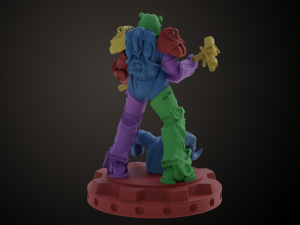Fallout T60 Battle Pose 3D प्रिंट मॉडल