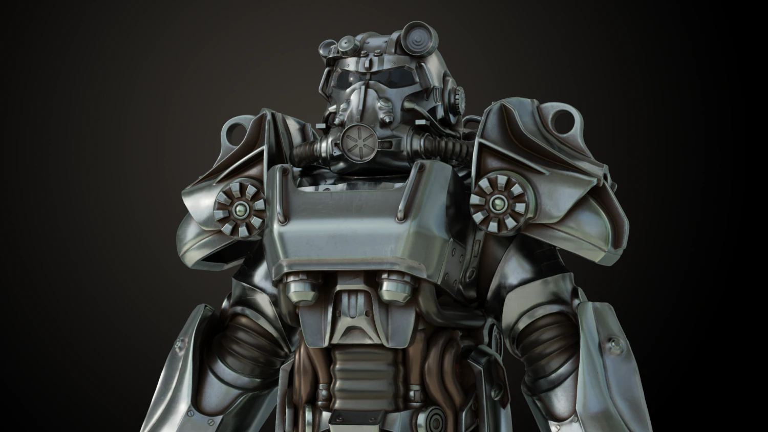 Armadura de poder Fallout T60 Modelo de impresión 3D .c4d .max .obj .3ds .fbx .stl .blend
