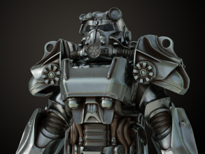 Fallout T60 Power Armour 3D 打印模型