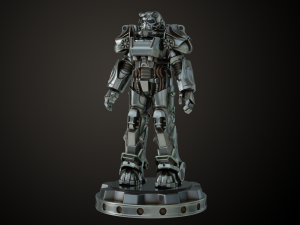Fallout T60 Power Armour Modello di stampa 3D
