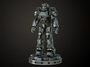 Armadura de poder Fallout T60 Modelo de impresión 3D