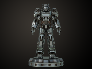 Fallout T60 Power Armour Modello di stampa 3D