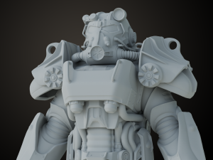 Fallout T60 Power Armour Modello di stampa 3D