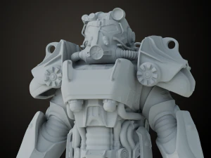 Armadura de poder Fallout T60 Modelo de impresión 3D