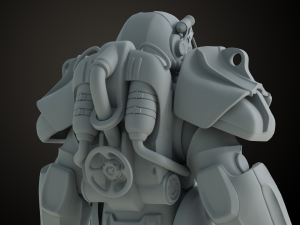 Fallout T60 Power Armour Modello di stampa 3D