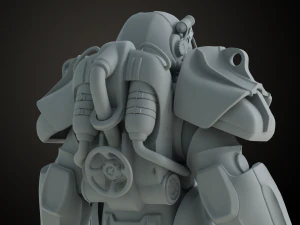 Armadura de poder Fallout T60 Modelo de impresión 3D