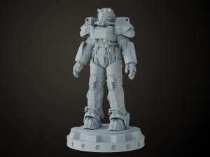 Fallout T60 Power Armour Modello di stampa 3D