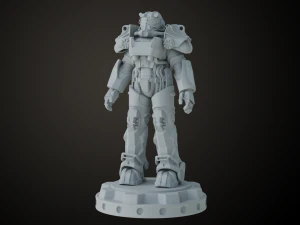 Armadura de poder Fallout T60 Modelo de impresión 3D