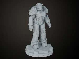 Armadura de poder Fallout T60 Modelo de impresión 3D
