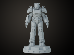 Fallout T60 Power Armour Modello di stampa 3D