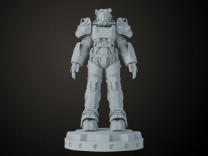 Armadura de poder Fallout T60 Modelo de impresión 3D