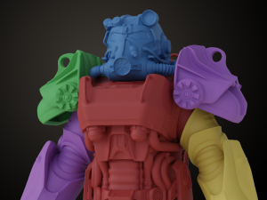 Fallout T60 Power Armour Modello di stampa 3D