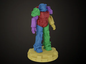 Armadura de poder Fallout T60 Modelo de impresión 3D