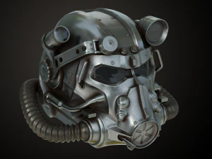 Fallout T60 Helmet 3D Print Model