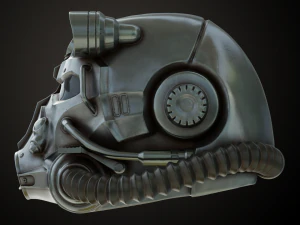 Fallout T60 Helmet 3D Print Model