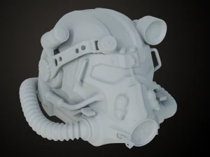 Fallout T60 Helmet 3D Print Model