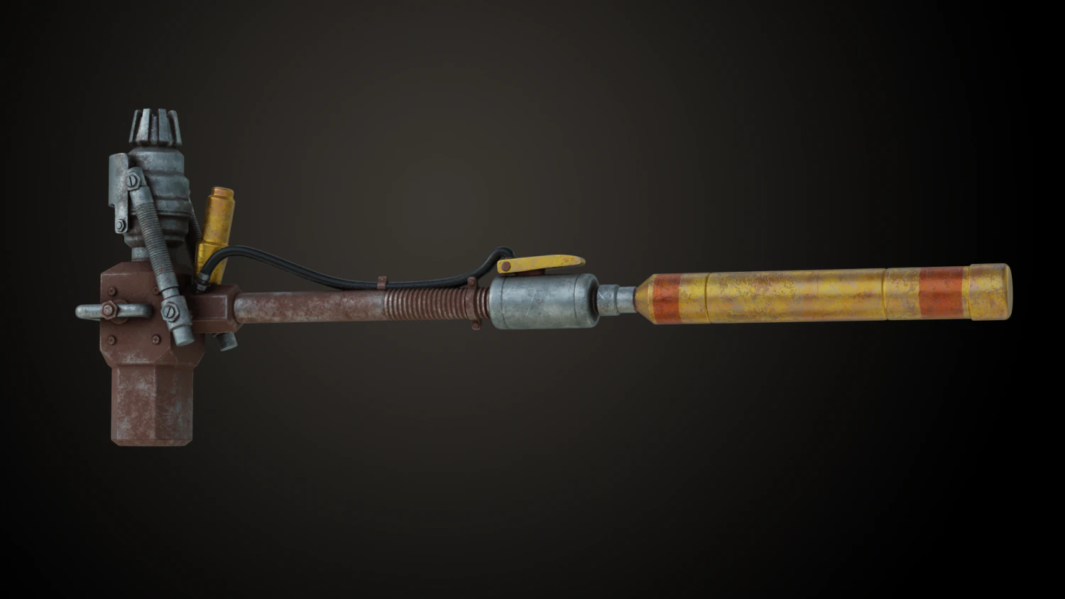 Fallout Super Sledge Hammer 3D Print Model .c4d .max .obj .3ds .fbx .stl .blend 