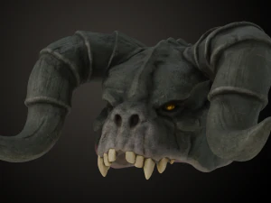 Fallout Deathclaw Head 3D Print Model