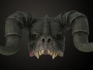 Fallout Deathclaw Head 3D Print Model