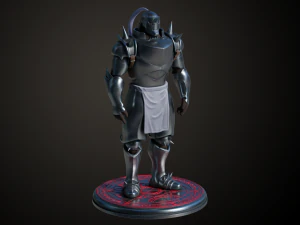 अल्फोंस एल्रिक 3D प्रिंट मॉडल