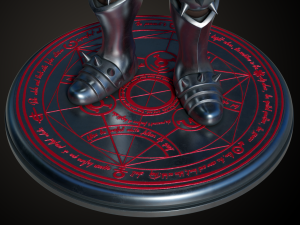 Alphonse Elric 3D Print Model