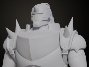 Alphonse Elric 3D Print Model