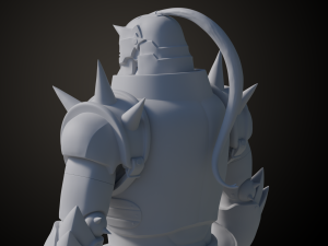 Alphonse Elric 3D Print Model