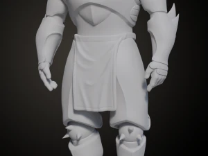 Alphonse Elric 3D Print Model