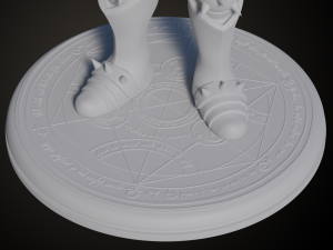 Alphonse Elric 3D Print Model