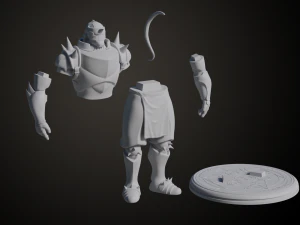 Alphonse Elric 3D Print Model