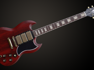 SG Custom Guitar 2 3D Modell