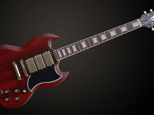 SG Custom Guitar 2 3D Model