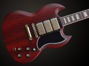 SG Custom Guitar 2 3D Modell