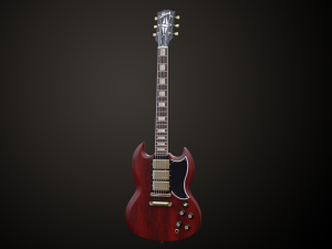 SG Custom Guitar 2 3D Modell