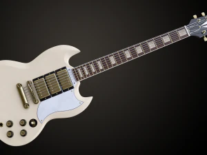 SG Custom Guitar 2 3D Model
