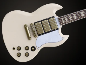 SG Custom Guitar 2 3D Model