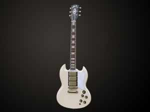 SG Custom Guitar 2 3D Modell