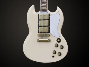 SG Custom Guitar 2 3D Model
