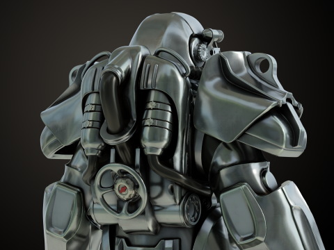 Fallout T60 Brotherhood of Steel Custom 3D-printmodel