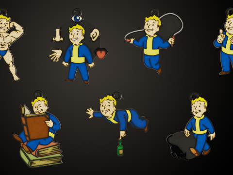 Fallout PipBoy SPECIAL Pins Modelo de impresión 3D