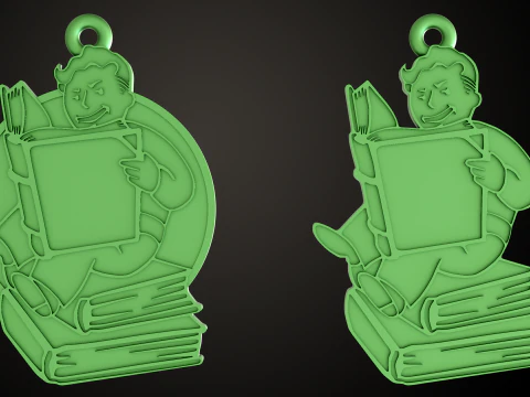 Fallout PipBoy SPECIAL Pins 3D Print Model