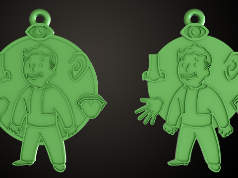 Fallout PipBoy SPECIAL Pins Modelo de impresión 3D