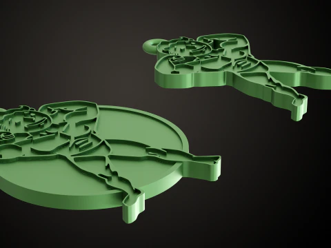 Fallout PipBoy SPECIAL Pins 3D Print Model